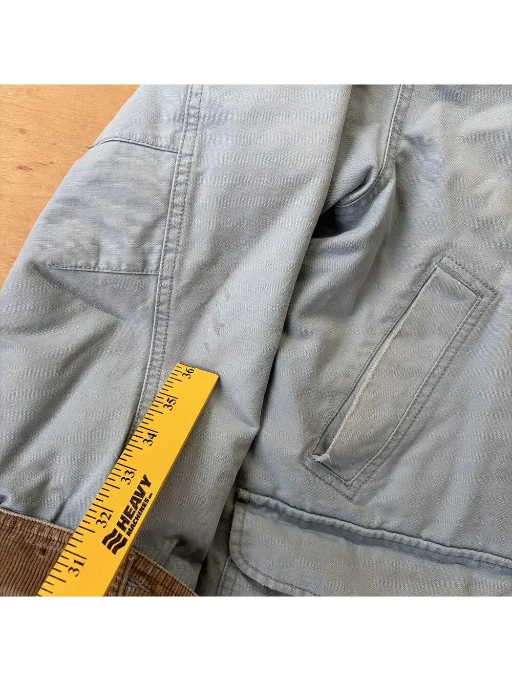 L.L.Bean Women’s Light Blue Insulated Chore Jacket Size L - Picture 8 of 9